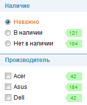 Модуль Фильтр товаров OC filter v3.0 Модуль Фильтр товаров OC filter v3.0